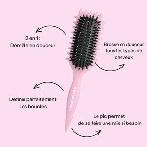 Curly'brush Brosse Définition Express - Boucles Parfaites 2024 - POPMYCURLS BOX PARIS