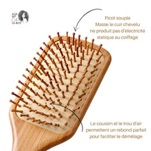 Load image into Gallery viewer, Brosse en bambou Antistatique Head Spa - POPMYCURLS BOX PARIS
