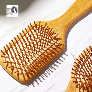 Brosse en bambou Antistatique Head Spa - POPMYCURLS BOX PARIS