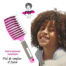 Load image into Gallery viewer, Brosse magic démêlante anti-noeuds (poil de sanglier &amp; nylon) - POPMYCURLS BOX PARIS
