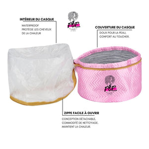 Casque chauffant réglable - soin express cheveux abîmés - POPMYCURLS BOX PARIS