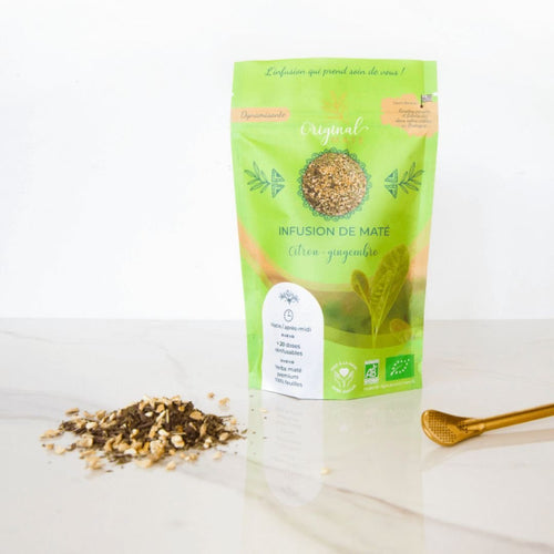 Infusion au maté Gingembre-Citron 70g - POPMYCURLS BOX PARIS