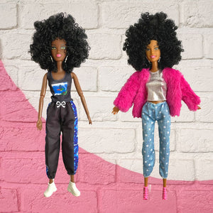 Les poupées Barbie "Street Style" aux cheveux bouclés et crépus - POPMYCURLS BOX PARIS