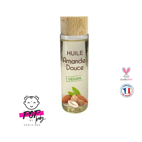 L'huile d'Amande Douce 100 ml - POPMYCURLS BOX PARIS