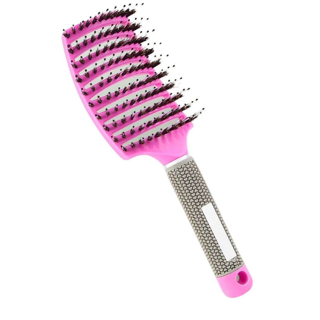 Démêler la brosse 2 Pack, brosse à cheveux démêlante pour adultes et  enfants cheveux mouillés ou secs, brosse à poils de sanglier Sortir les  nœuds